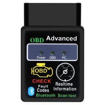 

V2.1 Mini Bluetooth ELM327 OBD HH OBDII Car Diagnostic Scanner 3231Chip Works on Android/Symbian/Windows