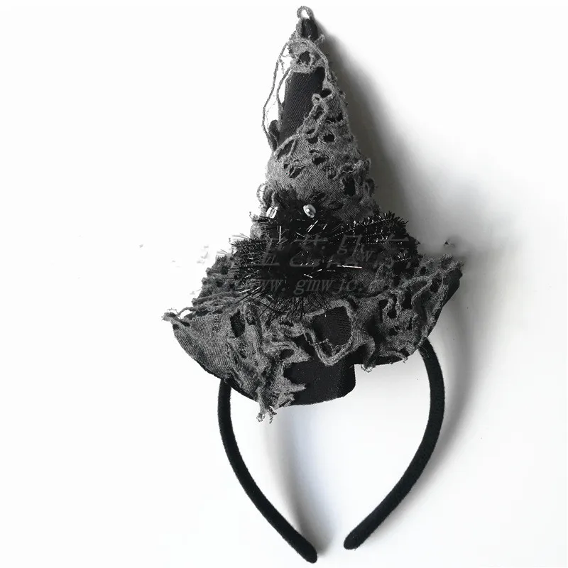 2019 Новый Хэллоуин ободок с ведьмой Ретро шляпа ведьмы карнавальный костюм зомби