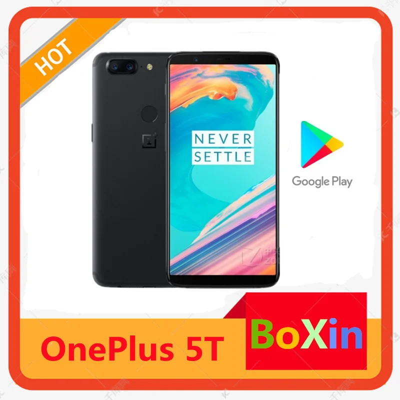 Oneplus 5 t телефон 4g lte 6 01 дюймов оригинальный новый дизайн ГБ ОЗУ 64 Гб ПЗУ двойная