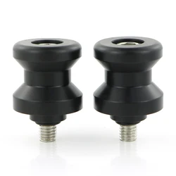 Motorcycle Swingarm Spools Slider Stand Bobbins Screw - Premium Performance Accessory (Black)