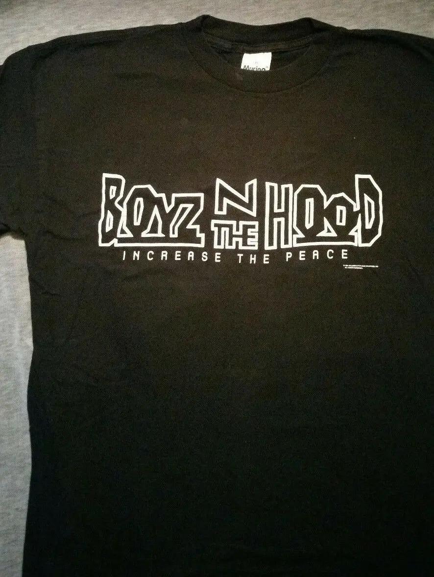 

ICE CUBE BOYZ N THE HOOD TSHIRT INCREASE THE PEACE VINTAGE HIP HOP S-3XL Summer Fashion Men T Shirt