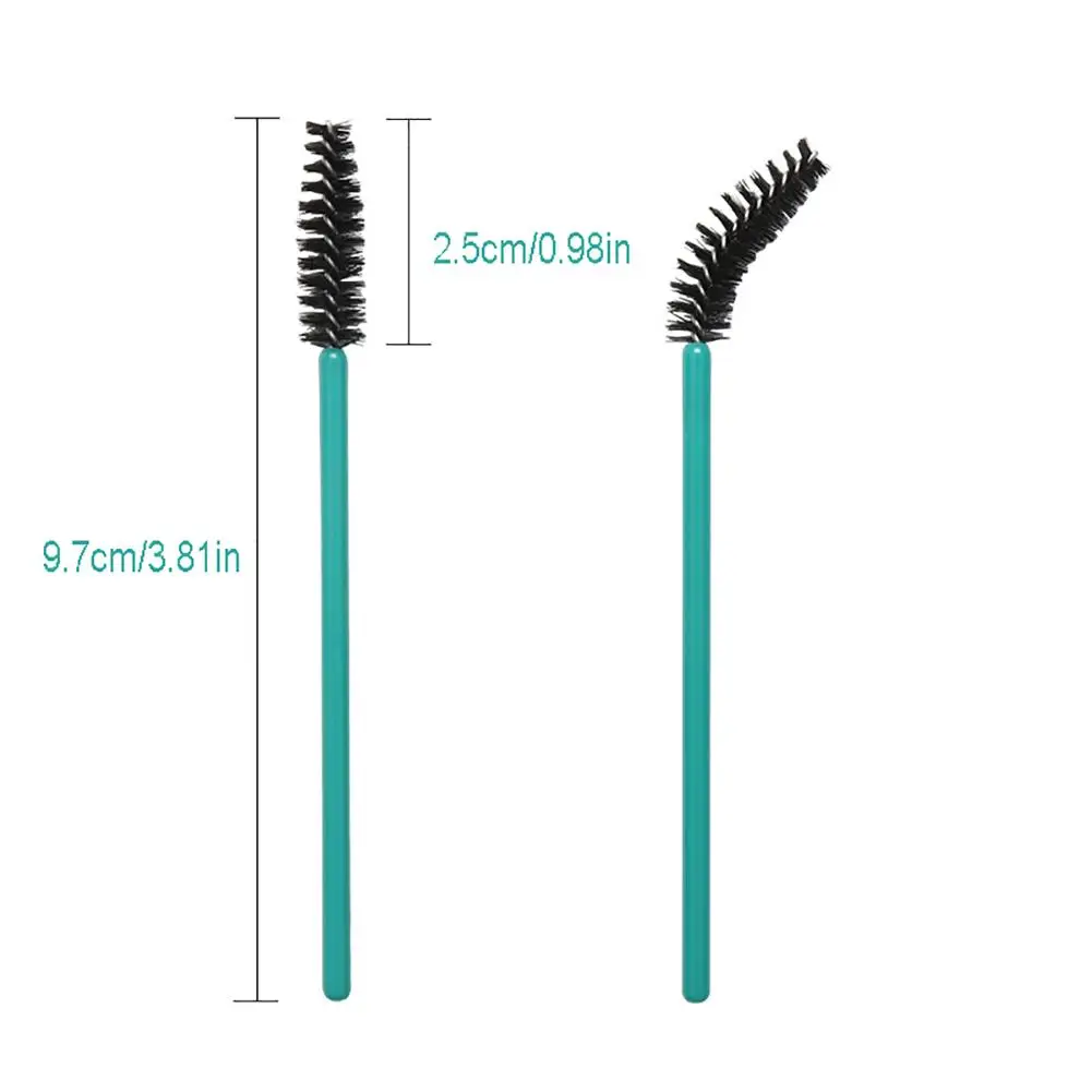 250PCS Disposable Nylon Eyelash Mascara Applicator Wand Brush Eyebrow Brushes Makeup Tools Mascara Comb Brushes