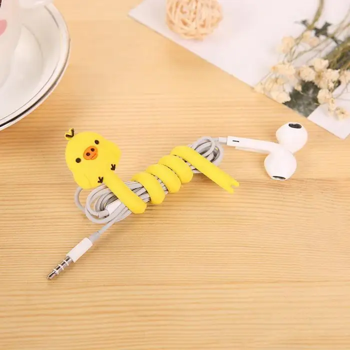 

Cartoon Charging Cable Protector Saver Cover For Phone USB Charger Cable Cord Adorable Protective Sleeve For Phones Cabler