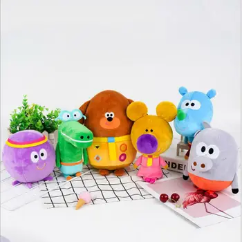 

Hey Duggee Teacher Norrie Betty Tag Happy Roly Plush Stuffed Plush Toy Cartoon Animie Doll Birthday Gifts