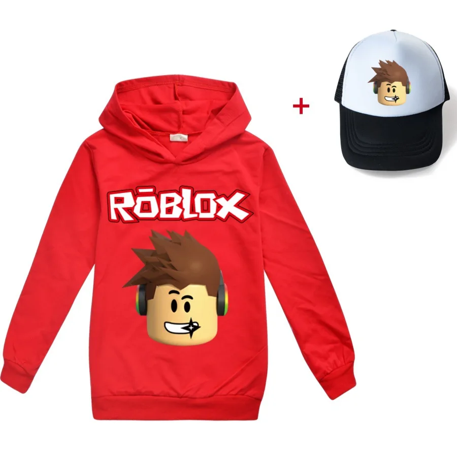 Осень 2021 детские футболки с длинным рукавом аниме ROBLOXing хлопковая Футболка для