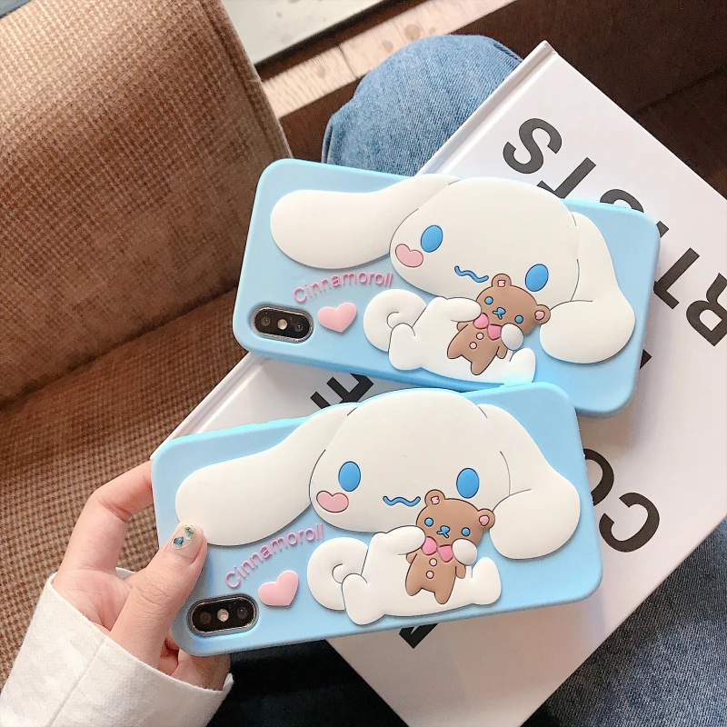 Новый 3D мультяшный милый чехол для телефона с собачкой iphone 11 Pro Max XR XS 8 7 6 6S Plus
