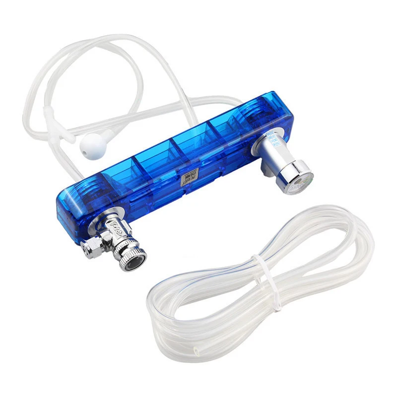 Diy Co2 диффузор D501 комплект саженный Аквариум Co2 диффузор игольчатый клапан манометр генератор синий