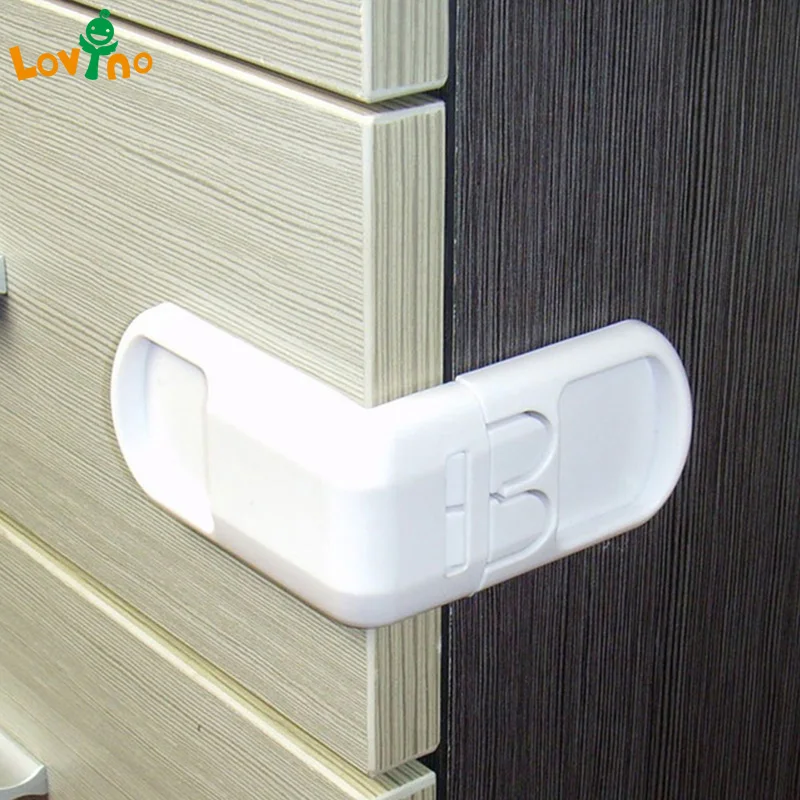 Drawer-Lock Buckle Hand-Protect Safety Baby-Door Children Cabinets Anti-Pinch 10PCS 