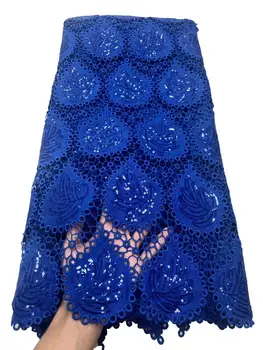 

Best-Selling Nigerian Lace Fabrics milk silk With Sequins African Cord Lace Fabrics 2020 Guipure Lace Cotton Material