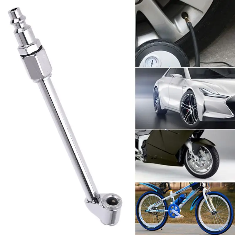 

Air Chucks 1/4" RV Heavy Duty Dual Head Tire Chuck Quick Plug for Inflator Gauge Compressor Accessories for Car