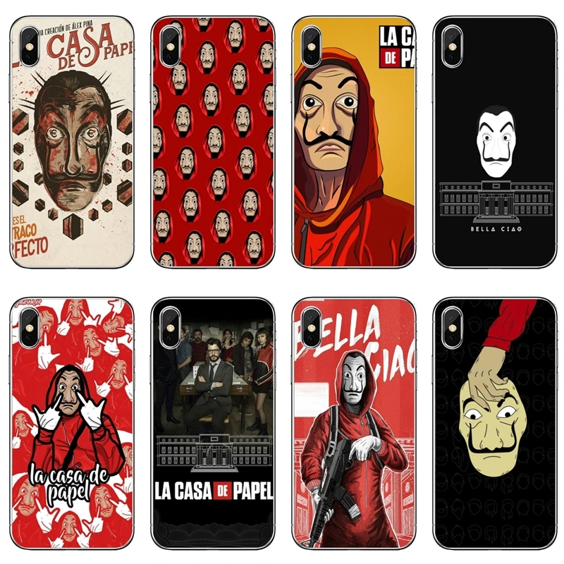 La Casa De Papel Money Heist Silicone Soft Cover Case For Samsung Galaxy S10 Lite S9 S8 S7 S6 edge Plus S5 S4 mini Note 9 8 5 4 | Мобильные