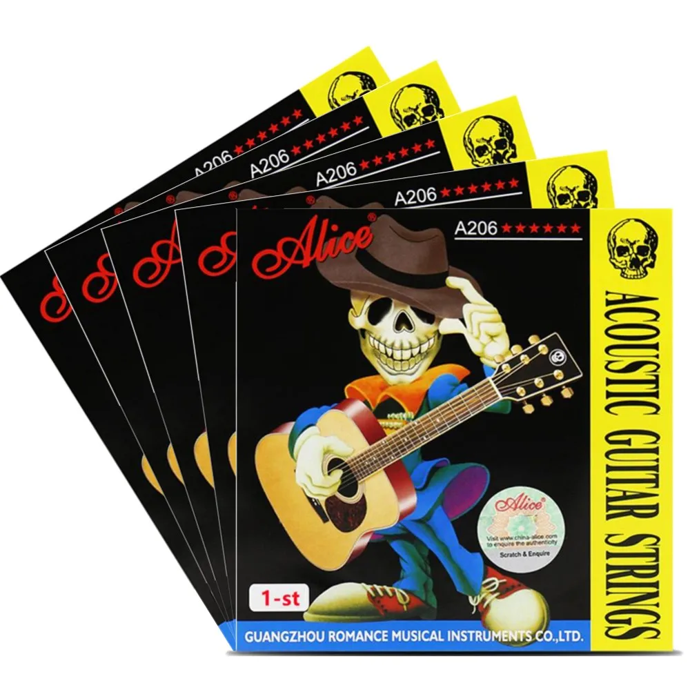 Одиночные Струны для акустической гитары Alice 1-я струна высшее качество калибр 011