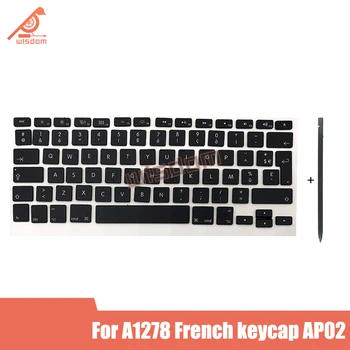 

New A1278 A1286 French Complete set keycaps Layout for Macbook Pro Retina 13" 15" Keycap Key Replacement 2009- 2012 Year