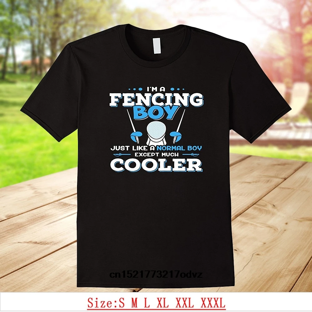Мужская футболка лучшее качество Costum I'm A Fencing Boy Like Normal кроме кулера размер S-XXXL