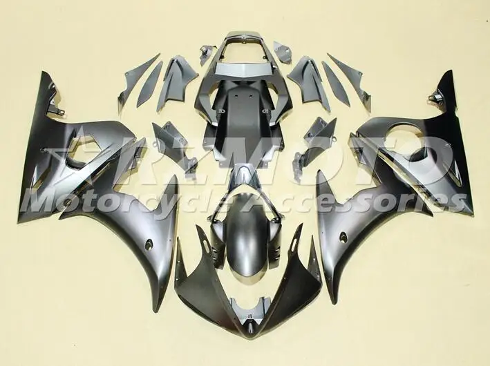 3 бесплатные подарки ABS обтекатель комплект подходит для YAMAHA YZF-R6 2003 2004 2005 R6 03 04 05 Обтекатели на заказ черный матовый полный