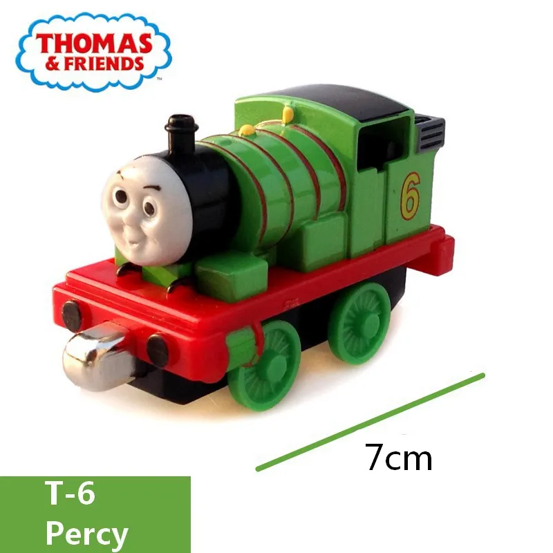 

Original Thomas and Friends 1:43 Number 6 Percy Magnetic Track Train Set Toys for Children Birthday Gift