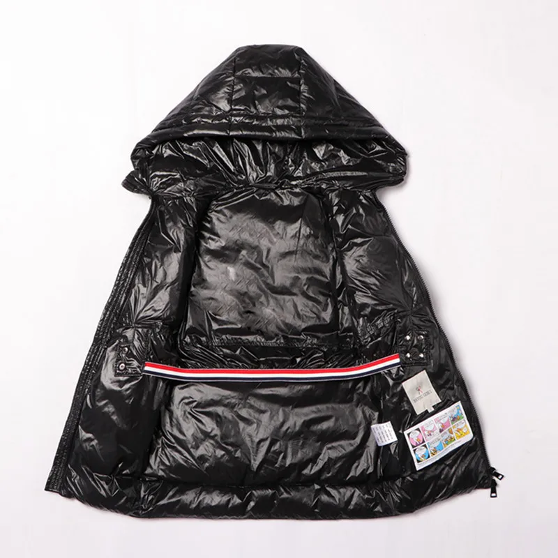 New Style Men And Women Children CHILDREN'S Clothing, down Jacket Hooded Cocoon-Mid-length over-the-Knee Childrenswear Big Boy-P
