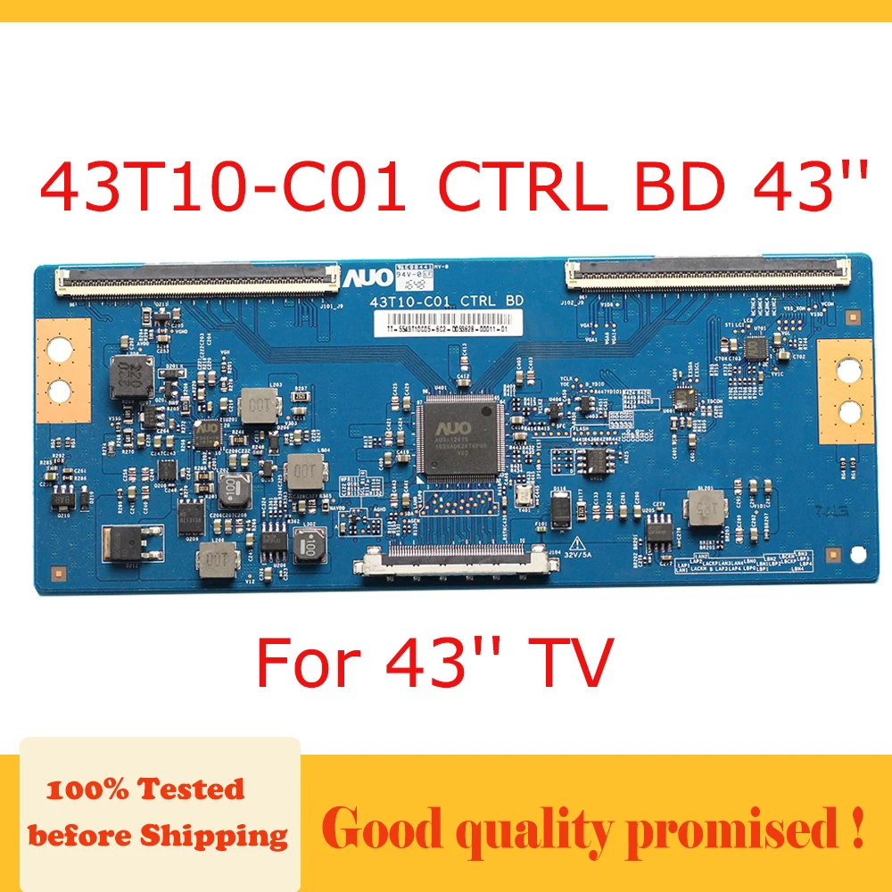 43T10 C01 CTRL BD 43 ''T CON оригинальная плата 43t10c01 43T10C01 для 43'' ТВ 43t10 c01 дюймового