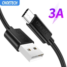 CHOETECH Micro USB кабель Быстрая зарядка usb type C кабель Usb кабель для iPhone Xs max Xr X 8 7 6s Plus Usb C кабель для Xiaomi