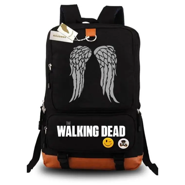 Рюкзак THE WALKING DEAD, Модный повседневный рюкзак для подростков, мужские школьные сумки для студентов, дорожная сумка на плечо, сумки для ноутбука