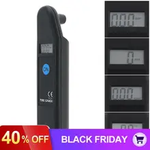 Портативный ABS прецизионный электронный цифровой измеритель давления в шинах тестер с ЖК-дисплеем матовая нескользящая поверхность для автомобильных шин