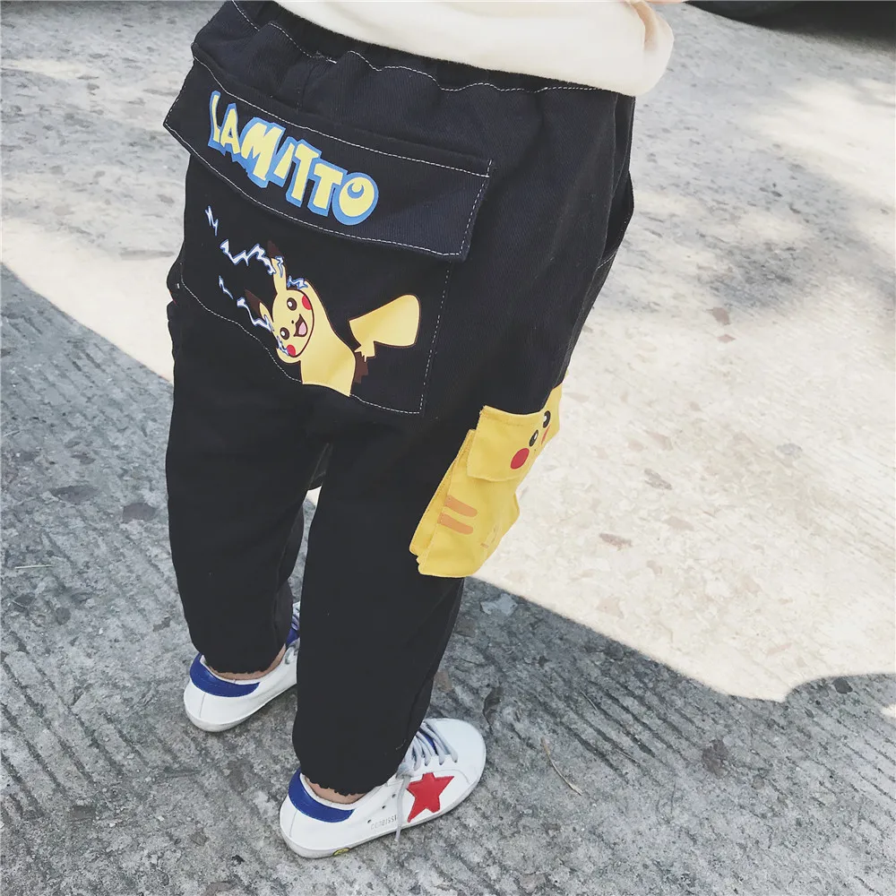 Tonytaobaby Autumn/winter Dress New Boys and Girls Baby Wear Cartoon Short Plush Inside Pants