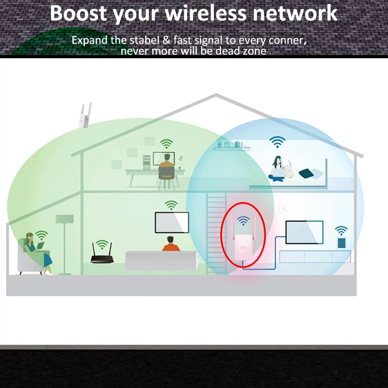 Cena Domowy wzmacniacz rutera bezprzewodowy wi fi 802.11n 300 mb s 2.4g wzmacniacz repetidor repetidor dla xiaomi wi fi wifi versterker
