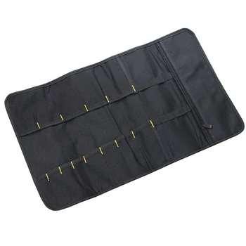 

Electrician Carpenter Rolled Up Gadget Tool Storage Bag Accessories Pouch Holder