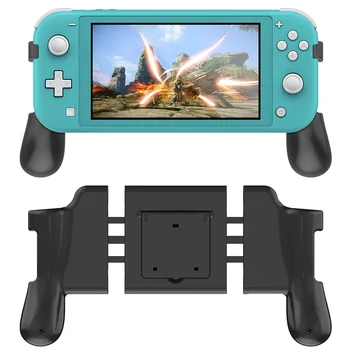 

Nintend Switch Lite Grip Handle with 2 Game Cards Pocket Ergonomic Hand Grip NS Lite Accessories Easy to Install