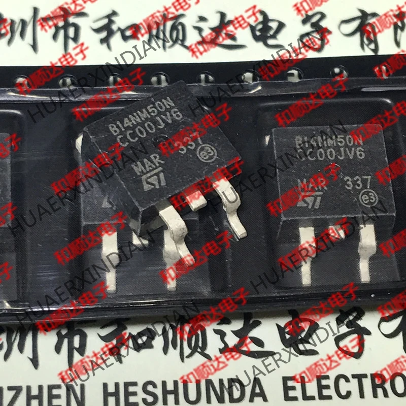 10 шт./лот B14NM50N STB14NM50N-263 500V 12A на