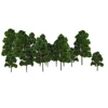 20 Mixed Scale Model Trees Train Railroad Micro Landscape Layout HO N Z Gauge Model Tree Decorate For Kid Gift 3