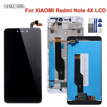 

5.5" For xiaomi Redmi Note 4X LCD Display Touch Screen Digitizer assembly for Note 4 Global Snapdragon 625 with Free Tools