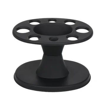 

Hair Roller Home Round With Holes Shelf Brushes Holder Display Organizer Rack Practical Salon Styling Tool Comb Storage Stand