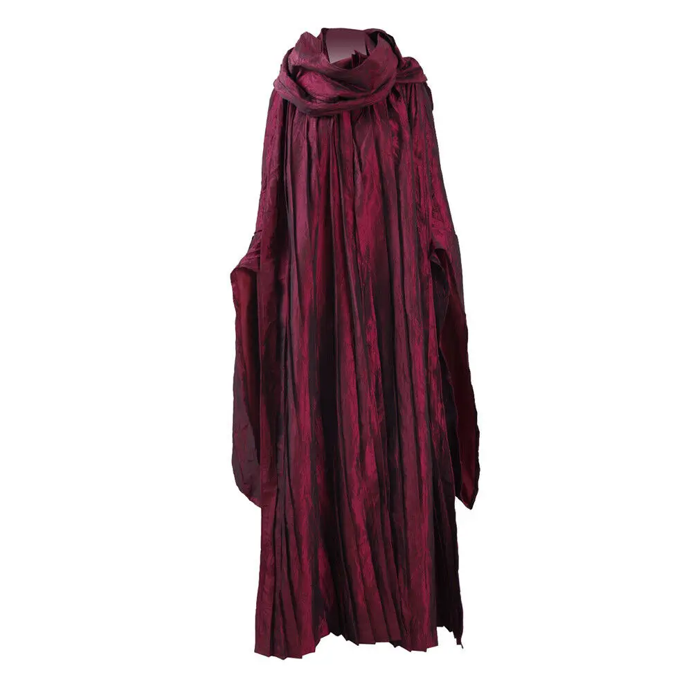 Cossky Melisandre красное платье косплей костюм плащ костюм женский для праздника Хэллоуин наряд полный комплект