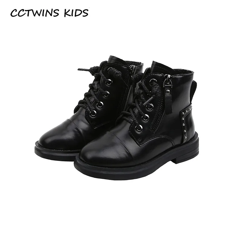 CCTWINS/детская обувь; коллекция года; зимние модные короткие ботинки для маленьких девочек; брендовые Ботинки martin для мальчиков; детская обувь из натуральной кожи; MB180