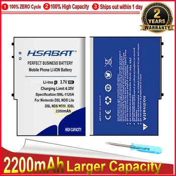 

HSABAT 0 Cycle 2200mAh Battery for Nintendo DSL for NDS Lite for DSL NDS DSLNDS Replacement Accumulator