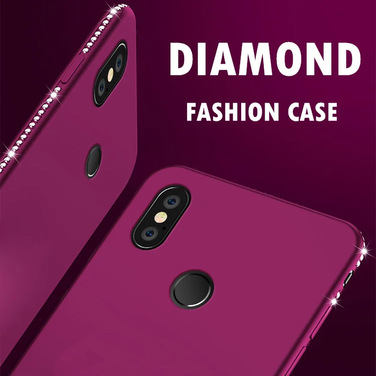 Алмазный силиконовый чехол для Xiao mi Red 4A 6 6A S2 5 Plus 5A Prime Note 4X4 Pro MAX 3 A1 A2 Lite 5X 6X Pocophone F1| |