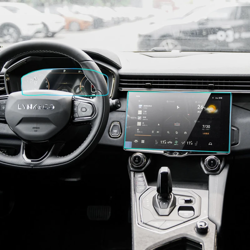 Pellicola Protettiva Vetro Temperato Per Lynk & Co 01 - 12.7 Pollici | Antiurto E Antigraffio 9H - Foto 4