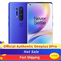 Смартфоны Глобальная прошивка OnePlus 8 Pro 5G Смартфон Snapdragon 865 8G 128G игровой чехол для телефона