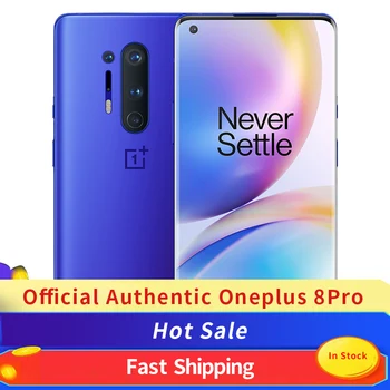 Перейти на Алиэкспресс и купить Смартфоны Глобальная прошивка OnePlus 8 Pro 5G Смартфон Snapdragon 865 8G 128G игровой чехол для телефона