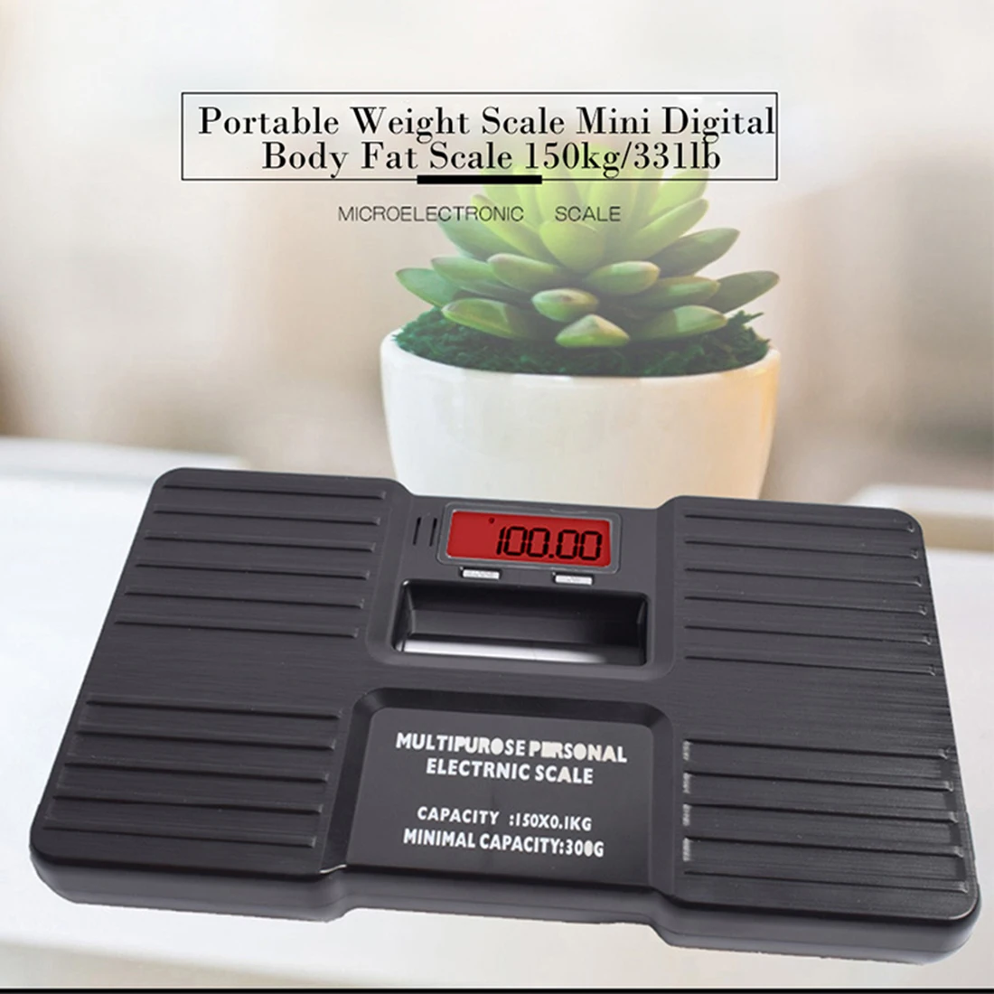 150KG Digital Electronic Fitness Bathroom Body Fat Weight Scale Health Weighing | Инструменты