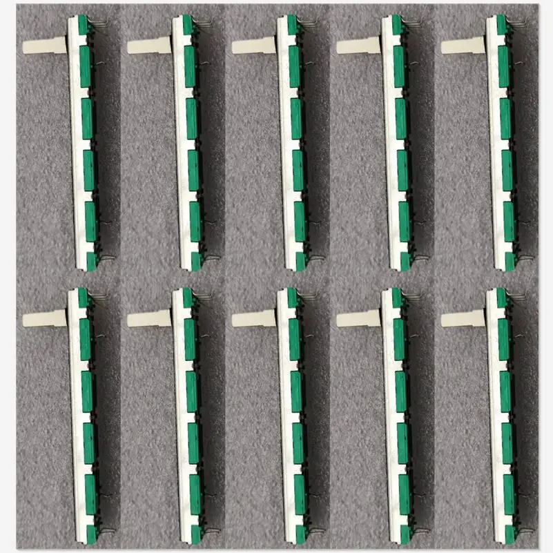 10pcs 10KD fader for Behringer 7.5CM 75MM treasure bag mixer Soundcraft FOLIO-4 D10KX2 2-channel double potentiometer D10K pot mixer fader