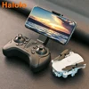 Halolo Mini RC drone 4K HD Camera WiFi Fpv LS-MIN RC Foldable Pocket Quadcopter Profesional Helicopter Dron Black Toys for boy