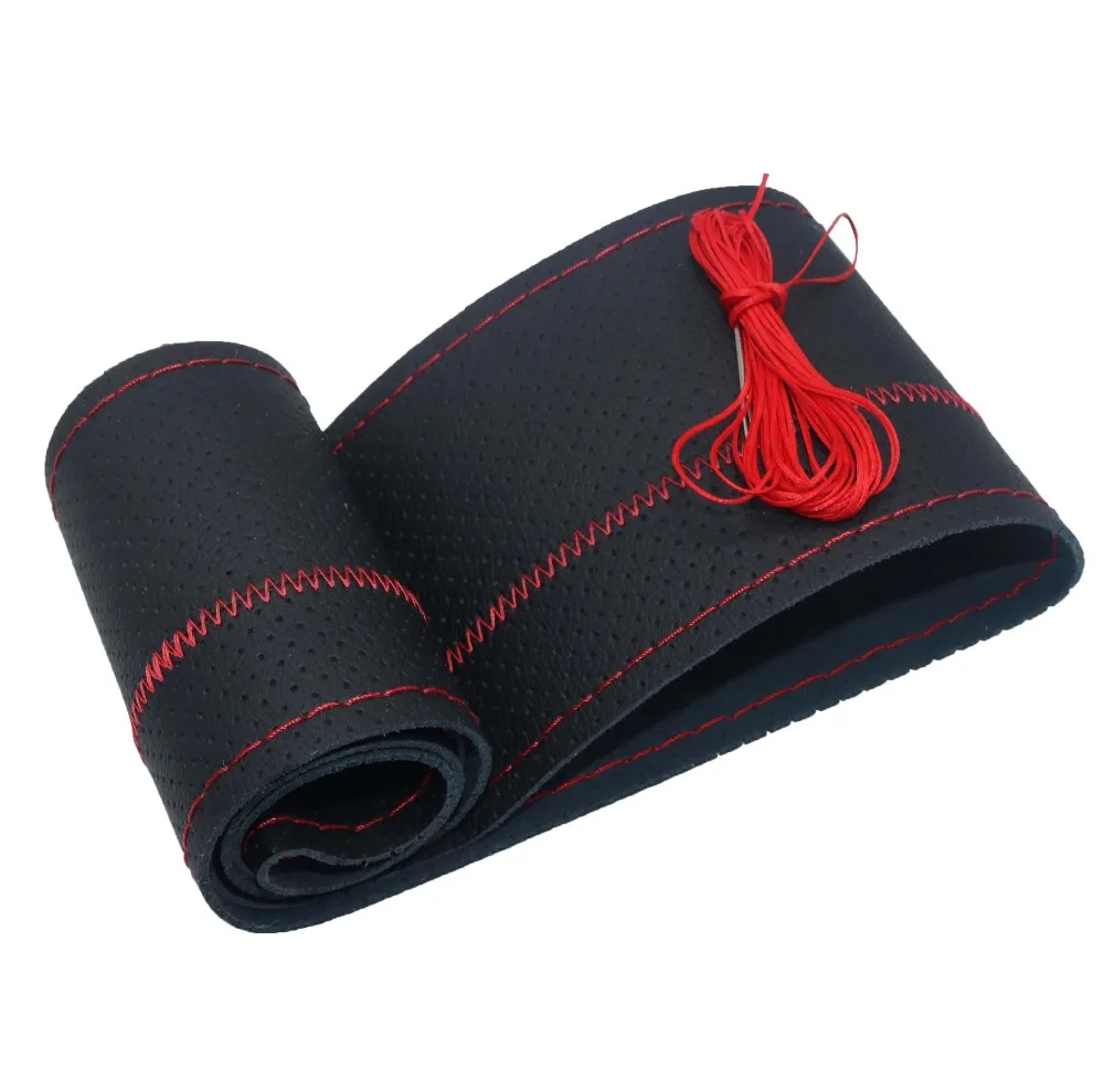 1-Pcs-Car-steering-wheel-cover-Hand-stitched-steering-wheel-cover-Car-decoration-Feel-comfortable-Au (4)