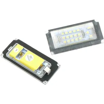 

2pcs License Plate Light For Mini Cooper S R50 R52 04-08 R53 01-06 White Lamp Exterior Parts Replacement