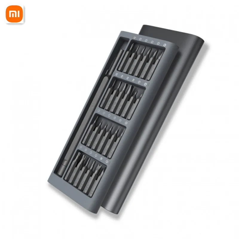 Новинка Набор отверток Xiaomi Mijia 24 в 1 магнитные ремонтные инструменты алюминиевая