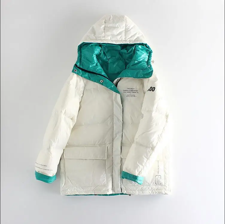 hiver manteau femmes epaissir chaud vers le bas Parkas Блан Канар doudoune femmes hiver femme lâche femmes manteau hiver