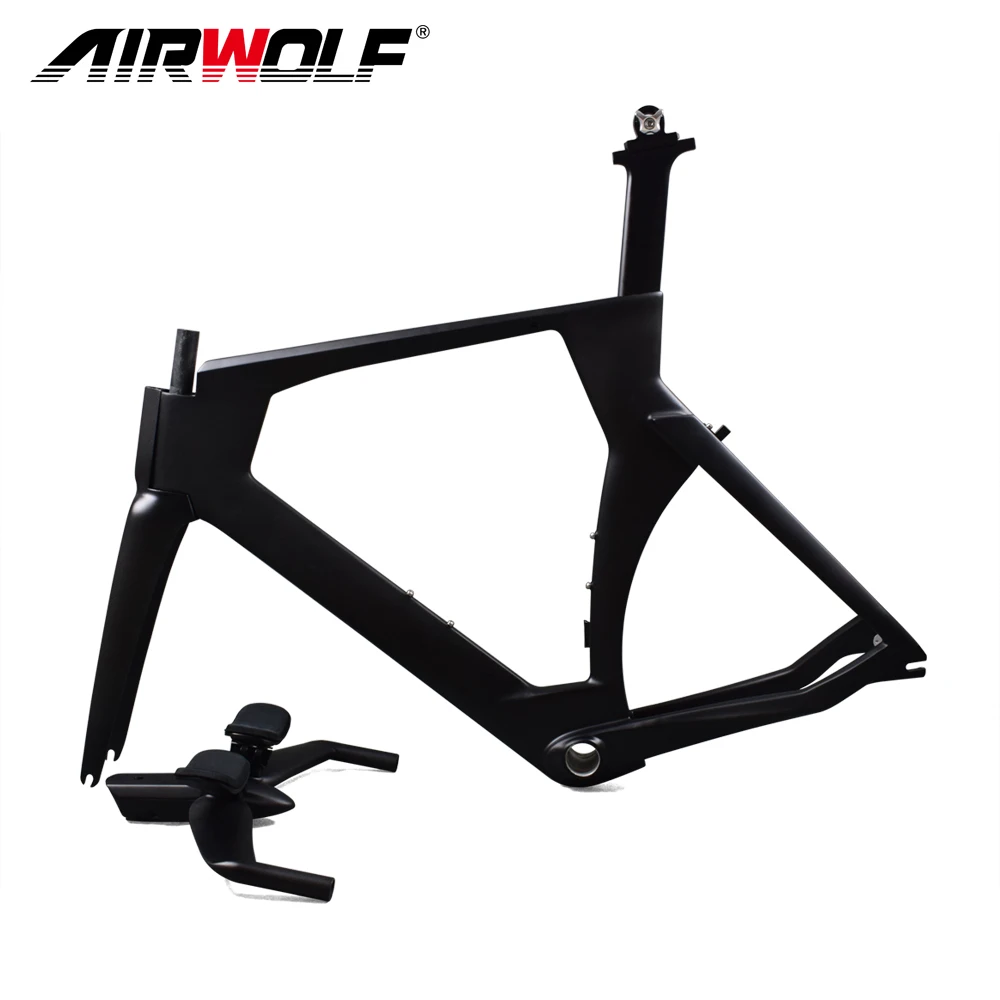 Airwolf Time Trail карбоновая велосипедная Рама для триатлона велосипедная карбоновая дорожная рама включает вилку/гарнитуру Подседельный штырь/зажим/стержень/карбоновая рама