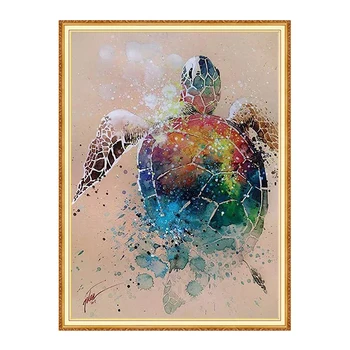 

Meian Sea Turtle full square diamond 5D DIY Diamond art 3D Diamond painting Kit cross stitch diamond mosaic photo home decor