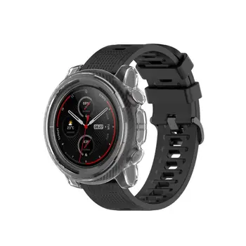 

Multicolor Drop and dust resistance hard case TPU Soft Protective Frame Shell Cover Case For Huami Amazfit Stratos 3 Watch